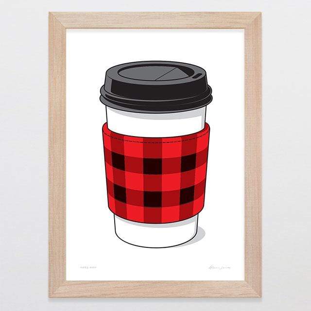 Glenn Jones Art Hardman Art Print Art Print A4 Print / Raw Oak Frame