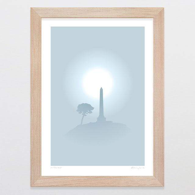 Glenn Jones Art In The Mist Art Print Art Print A4 Print / Raw Oak Frame