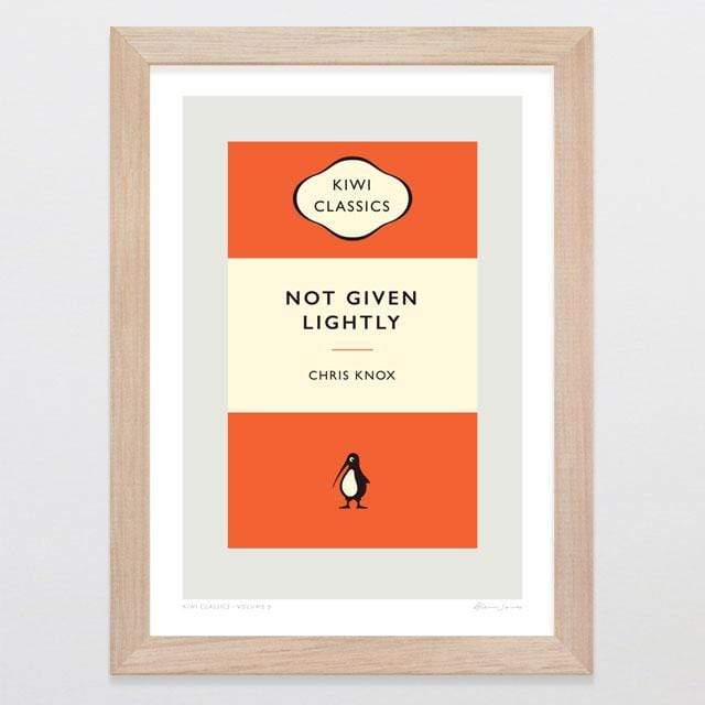 Glenn Jones Art Kiwi Classics Volume 9 Art Print Art Print A4 Print / Raw Oak Frame