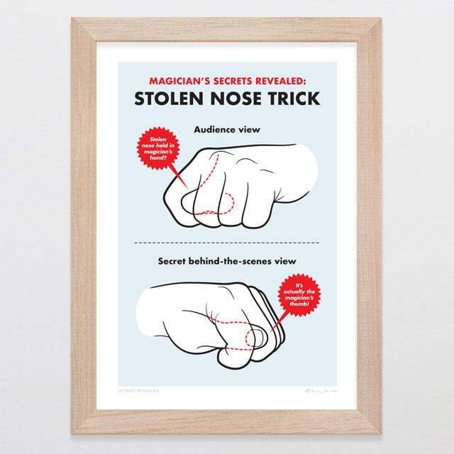 Glenn Jones Art Secrets Revealed Art Print Art Print A4 Print / Raw Oak Frame