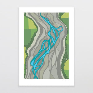 Glenn Jones Art All The Rivers Run Art Print Art Print A4 Print / Unframed