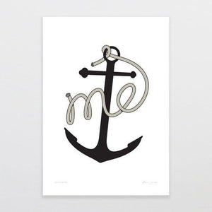Anchor Me Art Print-Glenn Jones Art
