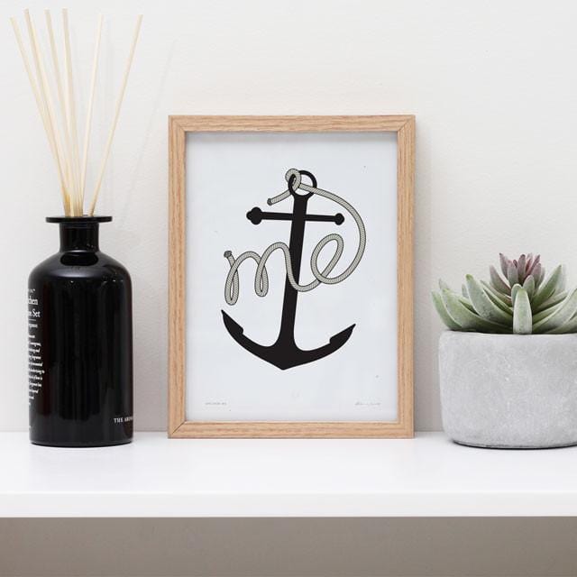 Anchor Me Art Print-Glenn Jones Art
