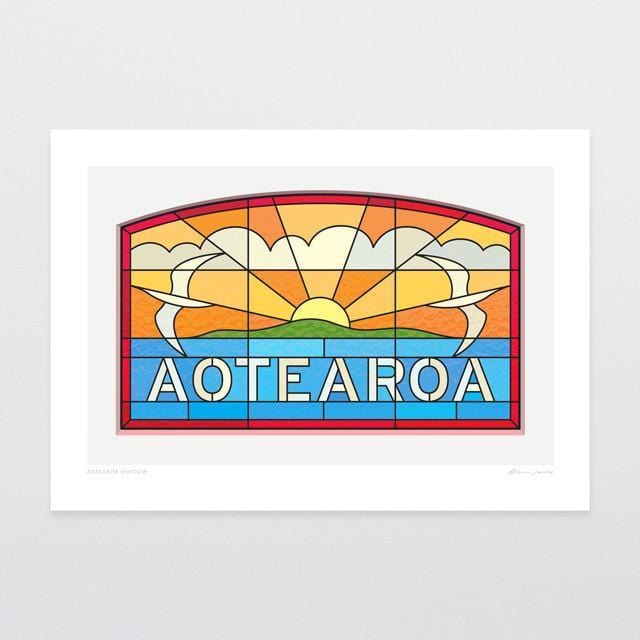 Aotearoa Window Art Print-Glenn Jones Art