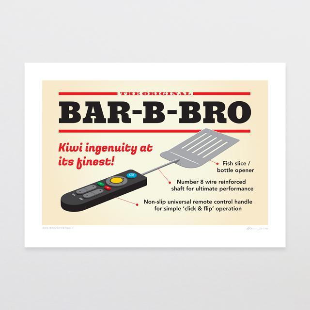 BBQ Breakthrough Art Print-Glenn Jones Art