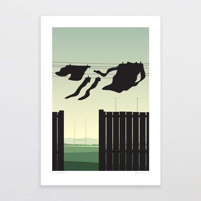 Big Backyard Art Print