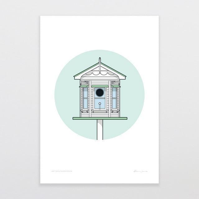 Birdhouse Villa Art Print-Glenn Jones Art