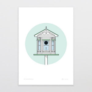 Birdhouse Villa Art Print-Glenn Jones Art
