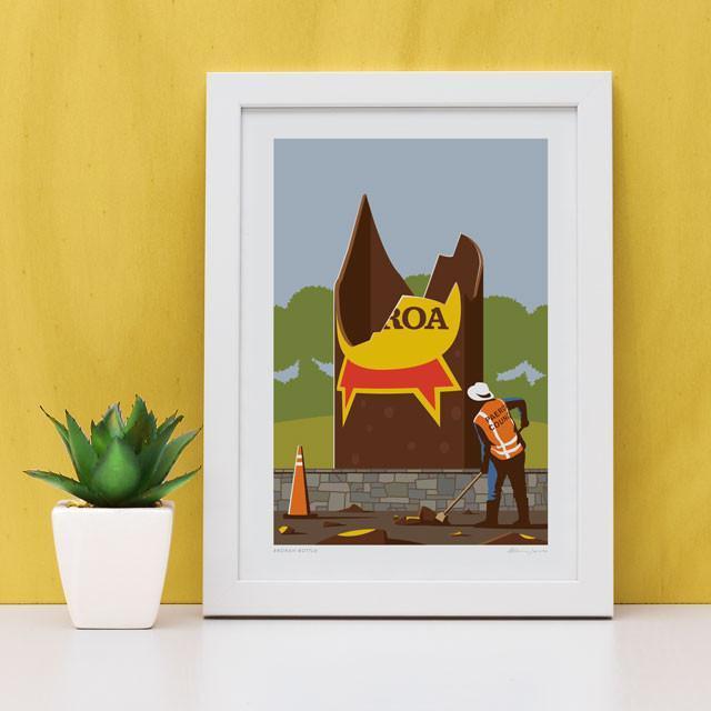 Broken Bottle Art Print-Glenn Jones Art