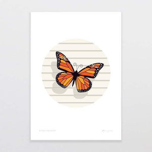 Glenn Jones Art Butterfly Bungalow Art Print Art Print A4 Print / Unframed