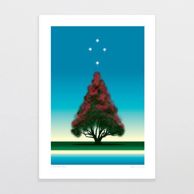 Christmas Tree Art Print-Glenn Jones Art