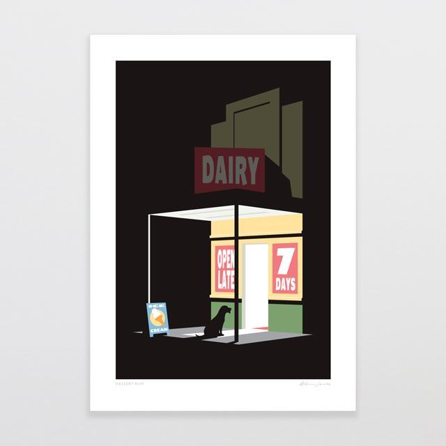 Dessert Run Art Print-Glenn Jones Art