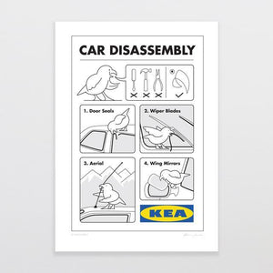 Disassembly Art Print-Glenn Jones Art