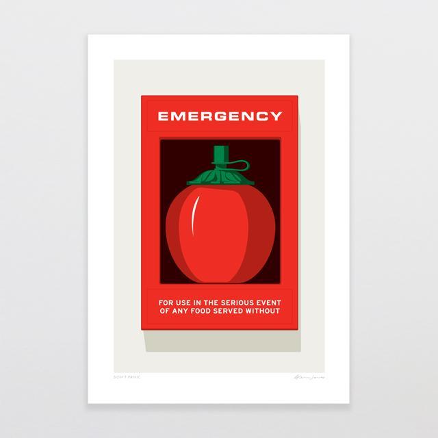 Don't Panic Art Print-Glenn Jones Art