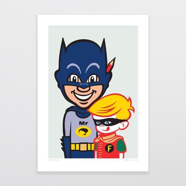 Dynamic Duo Art Print-Glenn Jones Art