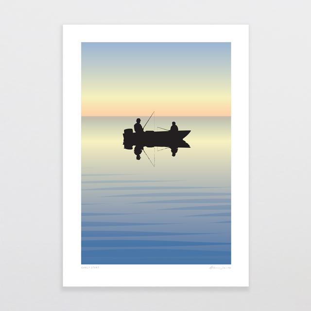 Early Start Art Print