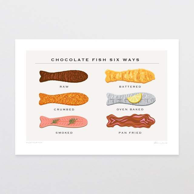 Enjoy Your Fish Art Print