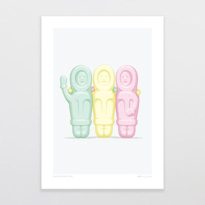 Exploration Team Art Print