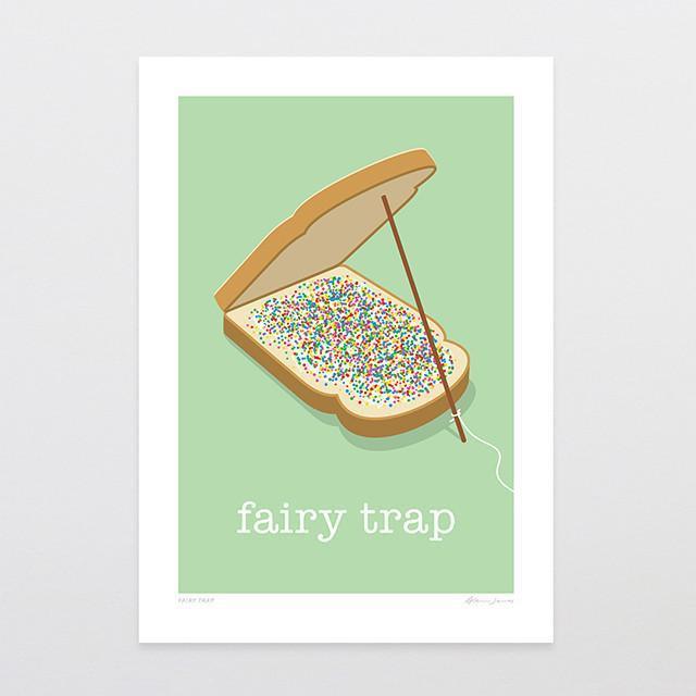 Fairy Trap Art Print-Glenn Jones Art