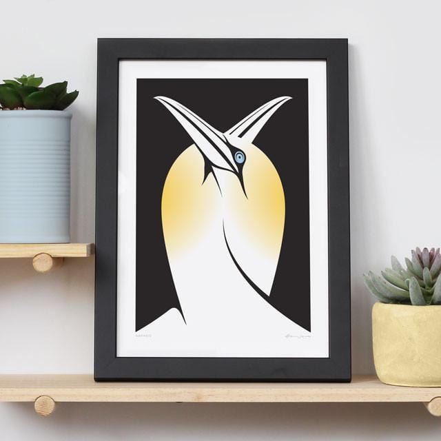 Gannets Art Print-Glenn Jones Art