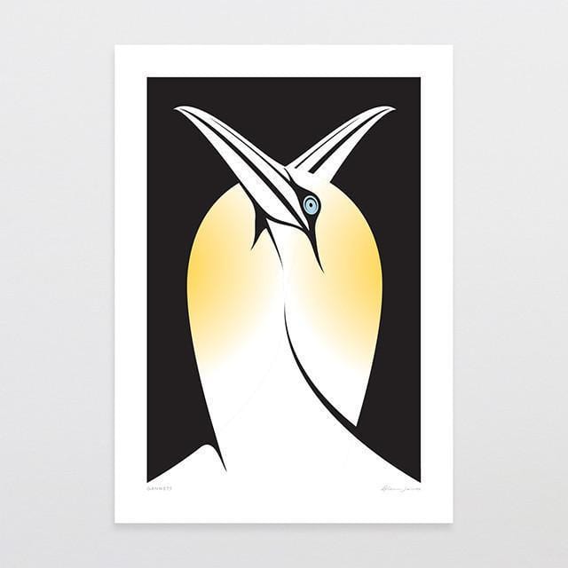 Gannets Art Print-Glenn Jones Art