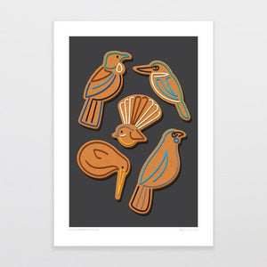 Gingerbread Natives Art Print-Glenn Jones Art