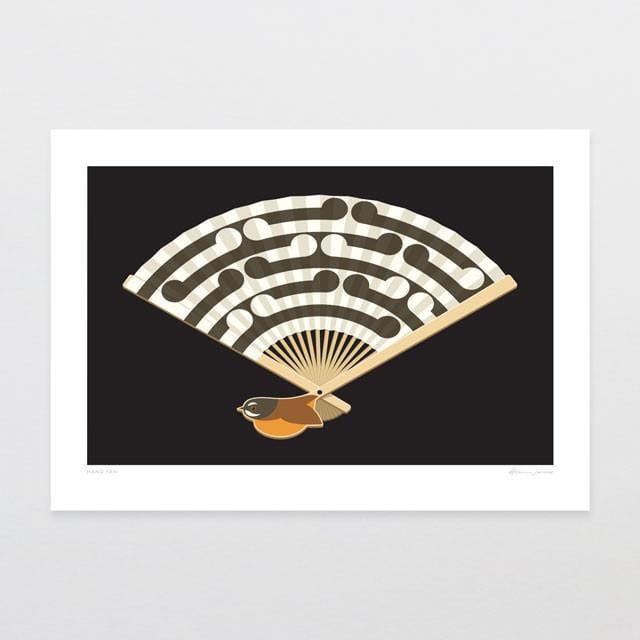 Hand Fan Art Print-Glenn Jones Art