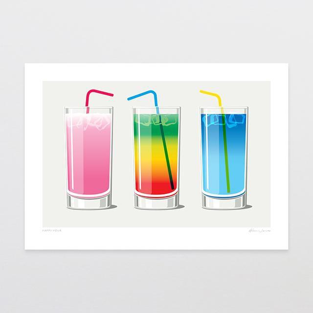 Happy Hour Art Print-Glenn Jones Art