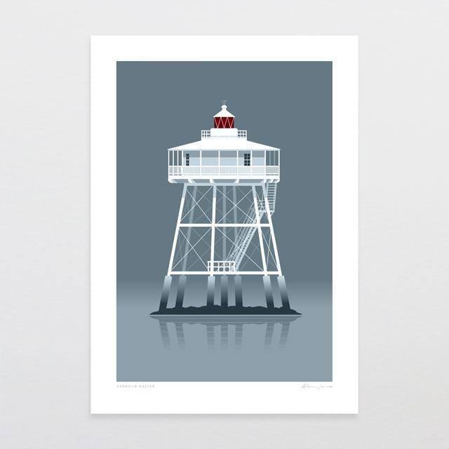 Harbour Master Art Print-Glenn Jones Art