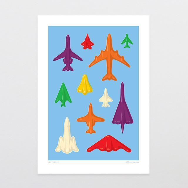 Jet Planes Art Print-Glenn Jones Art
