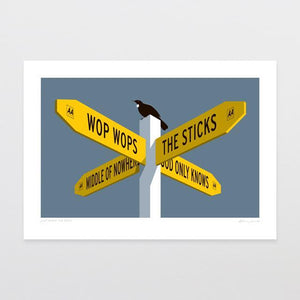 Just Down The Road Art Print-Glenn Jones Art