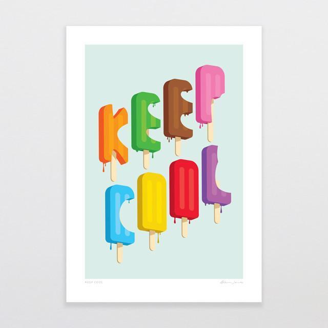 Keep Cool Art Print-Glenn Jones Art