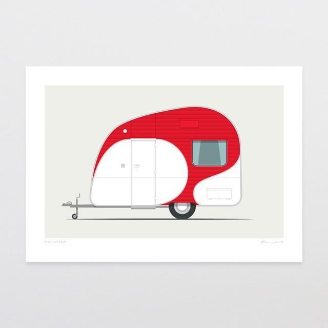 Kiwi Getaway Art Print-Glenn Jones Art