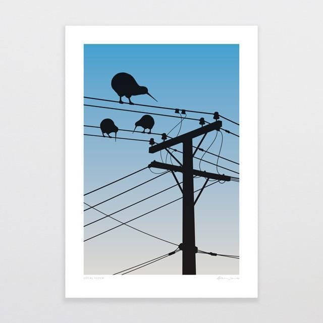 Local Flock Art Print-Glenn Jones Art