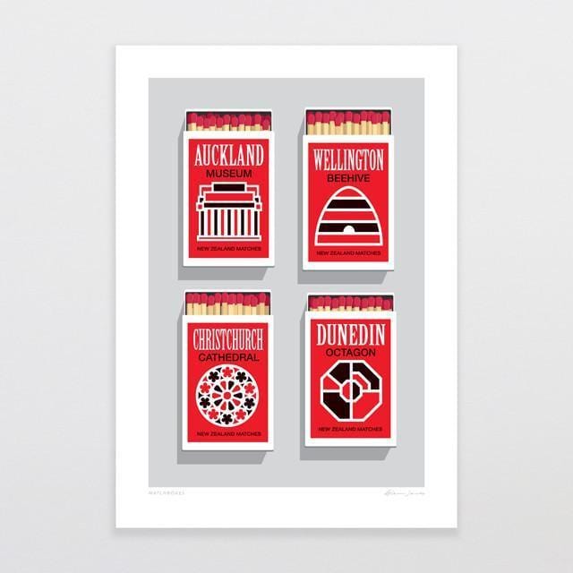 Matchboxes Art Print-Glenn Jones Art