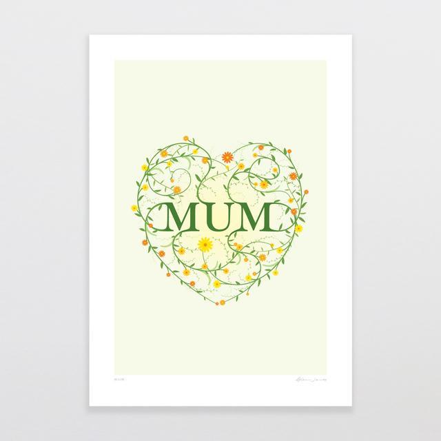 Mum Art Print-Glenn Jones Art