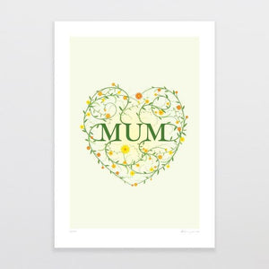 Mum Art Print-Glenn Jones Art
