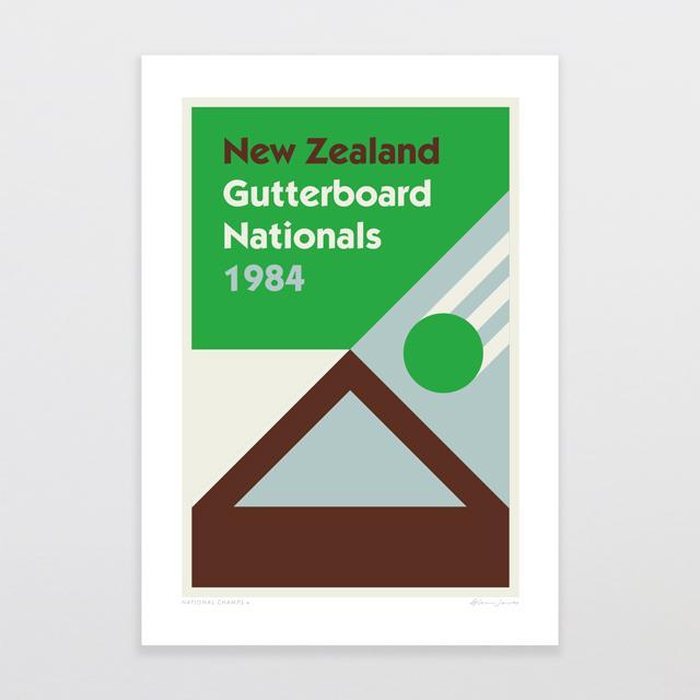 National Champs 4 - Gutterboard Art Print-Glenn Jones Art