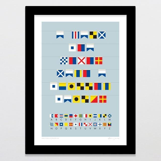 Nautically Speaking Art Print-Glenn Jones Art