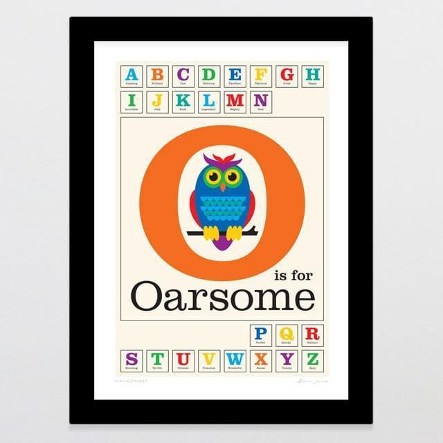 O Is For Oarsome Art Print-Glenn Jones Art