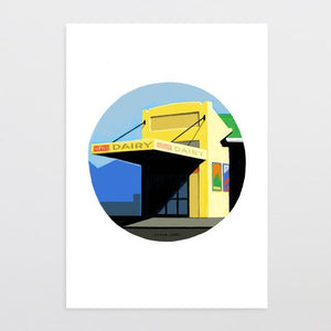Old Dairy Art Print-Glenn Jones Art