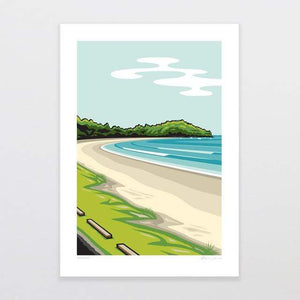 Glenn Jones Art Oneroa Art Print Art Print A4 Print / Unframed