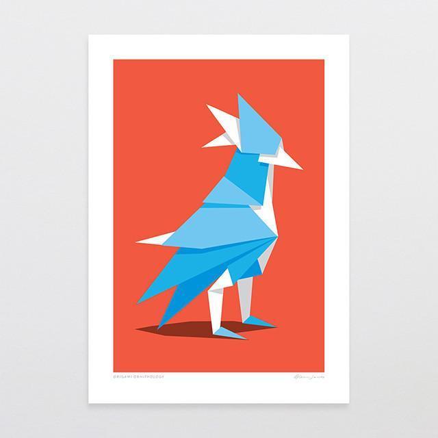 Origami Ornithology Art Print-Glenn Jones Art