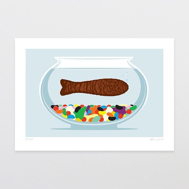 Pet Fish Art Print-Glenn Jones Art