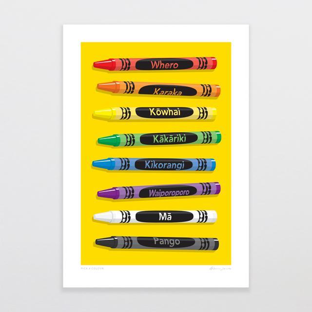 Pick A Colour Art Print-Glenn Jones Art