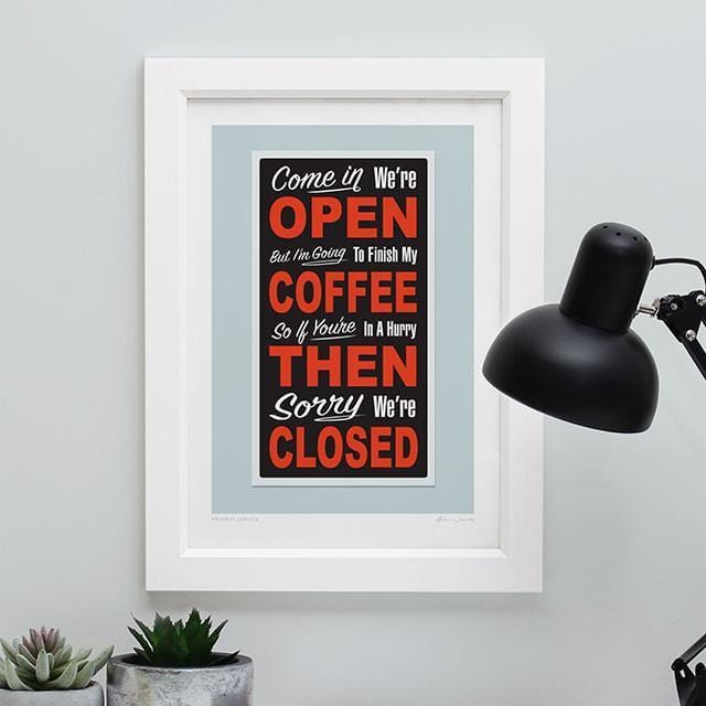 Priority Service Art Print-Glenn Jones Art