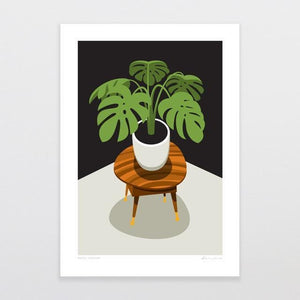 Retro Corner Art Print-Glenn Jones Art