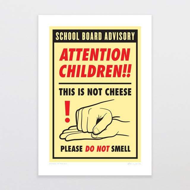 School In The 80's Art Print-Glenn Jones Art