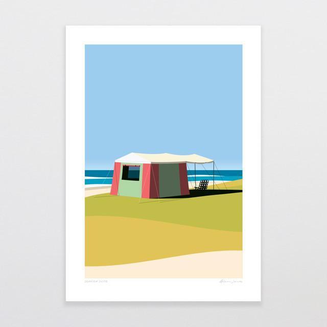 Seaview Suite Art Print-Glenn Jones Art