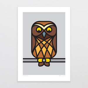 Simply Ruru Art Print-Glenn Jones Art